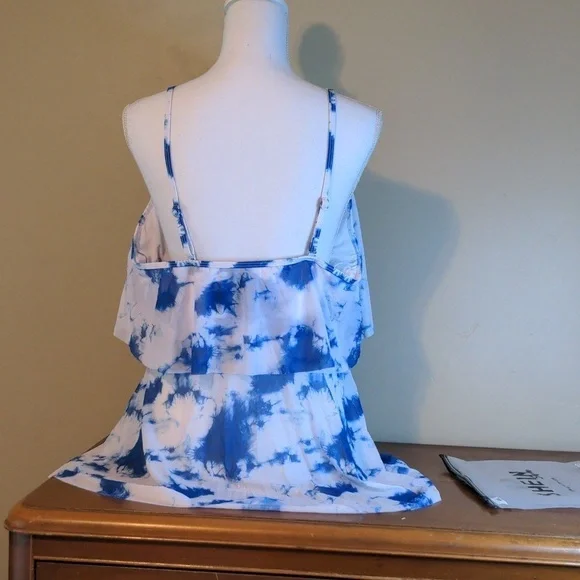TIE DYE SHEIN TWO-PIECE TANKINI SWIM DRESS 4XL - Picture 7 of 16